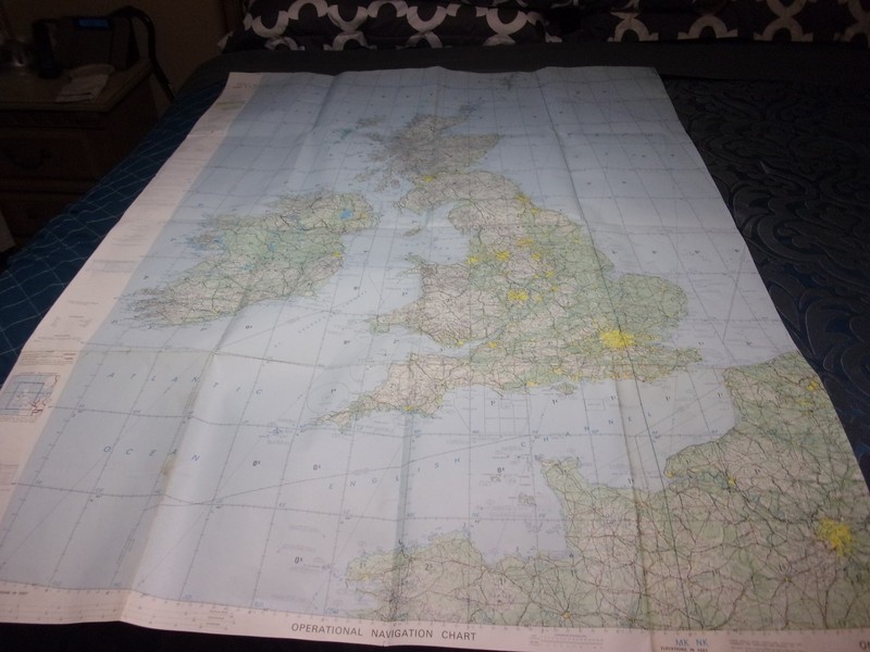 VTG ONC E-1 Edition 5-GSGS English  Operational Navigation Chart 1980
