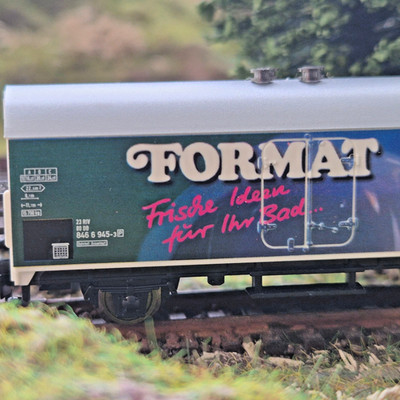 Minitrix N Kühlwagen ''Format'' Frische Idee für Ihrr Bad 846 6 945-3 DB iOVP/2609