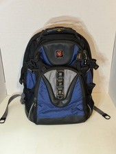 SwissGear Maxxum 16" Computer Backpack Black and Blue GREAT Condition