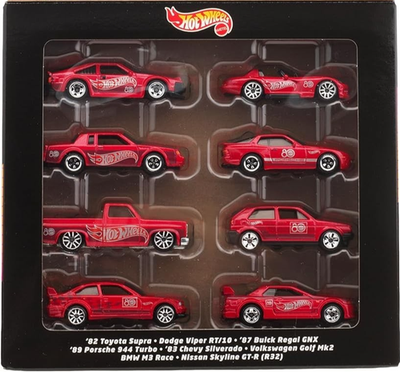 Hot Wheels Mattel 80th Anniversary 8 Cars JGK09 | eBay