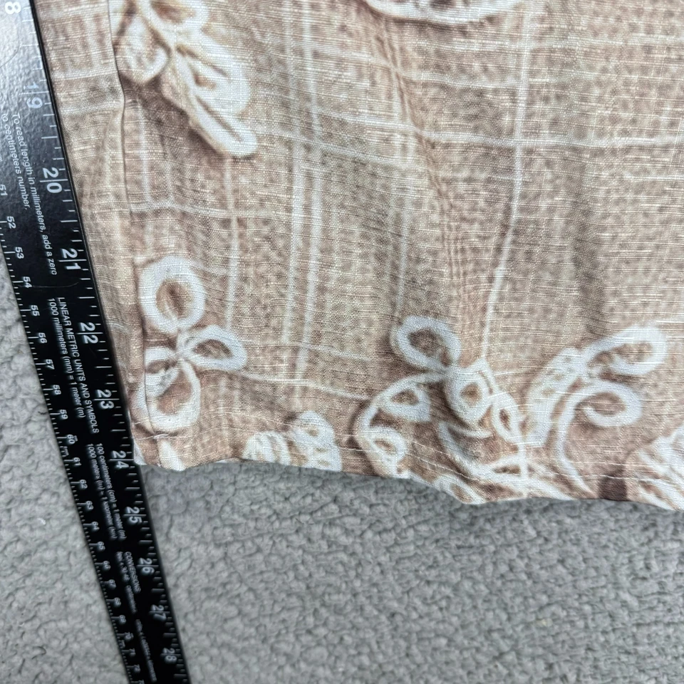 Mono sin mangas boho floral beige blanco para mujer 2XL de pierna recta sin marca Foto 4 de 4