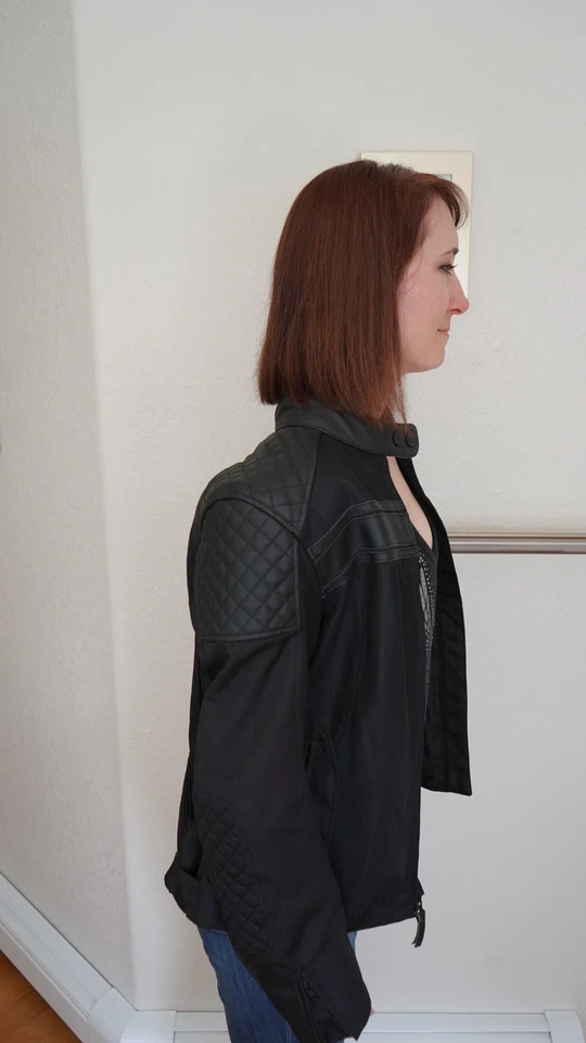 Chaqueta de moto Triumph Braddan de malla para mujer y mujer Foto 2 de 4