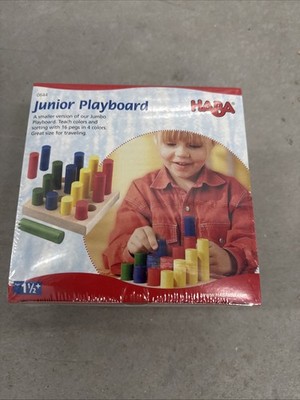 Haba Rainbow Pegging Game Made In Germany Montessori Learning Toy colors sort