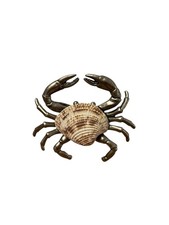Tappo vino conchiglia di granchio vintage topper sughero barware novità spiaggia tiki kitsch