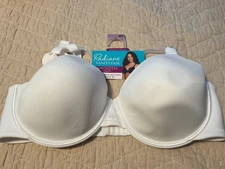 Vanity Fair Radiant Smooth support white underwire bra size 42DD