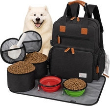 Dog Travel Bag, Airline Approved Backpack for Pet Accessories Organizer, Tote We