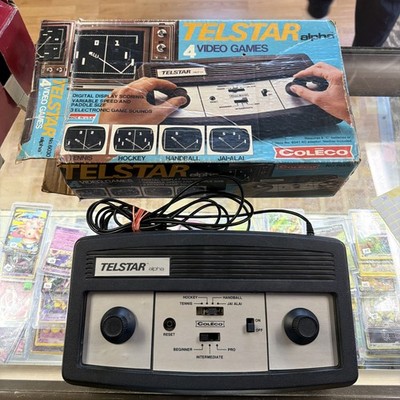Coleco Telstar Alpha Pong Console Vintage No Ac With Box Untested