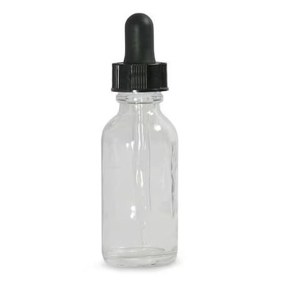 Dropper Bottle, 60Ml/2Oz, Clear, Round, Pk24, Glc-05724