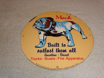 VINTAGE MACK🐶TRUCKS BUSES GASOLINE DIESEL 11 3/4