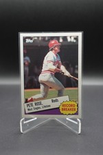 Pete Rose  1985, Topps Record Breaker  #6, Mint condition _5564