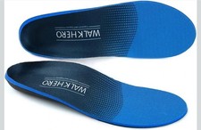 Plantar Fasciitis Insoles for Men Mens 8 - 8 1/2  Womens 10 - 10 1/2, Blue