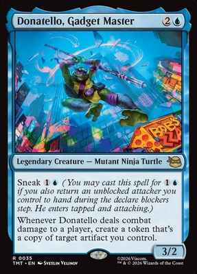 #ad MTG TMNT R Donatello Gadget Master #0035 $1.19