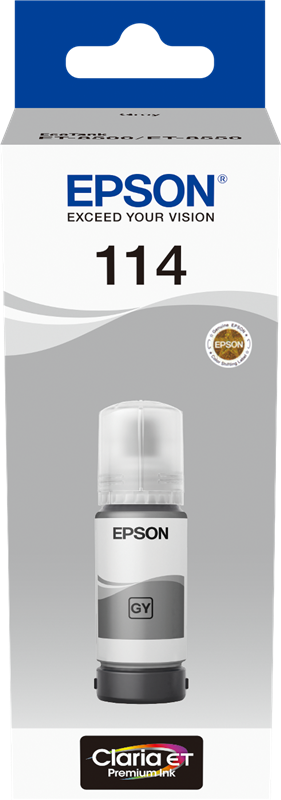 C13T07B540 Epson 114 EcoTank Grey ink bottle - Immagine 4
