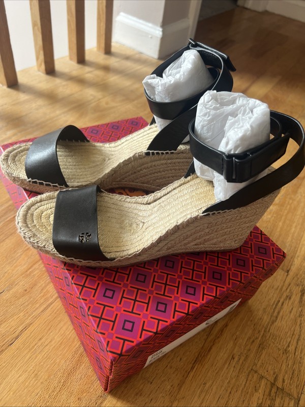 Tory Burch Bima Espadrille 8.5 Black