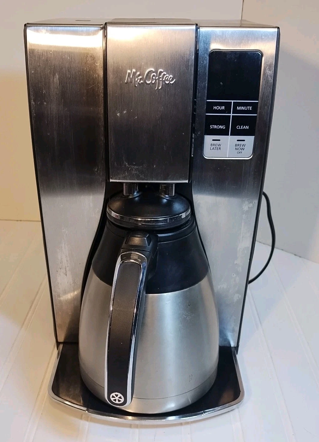 Mr Coffee 10 Cup Programmable Coffee Maker Thermal Carafe Stainless Steel DT102