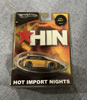 Hot Wheels 2004 HIN Model G8218 VW Golf Gold Color