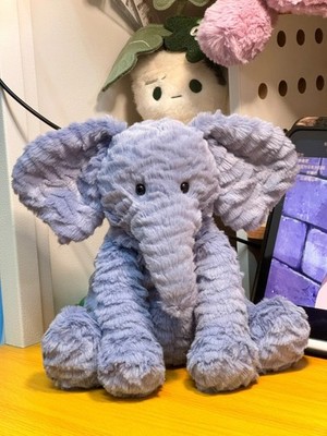 Plush Fuddlewuddle Elephant 23cm/9in Toy Jelly Cat Stuffed Toy NWT