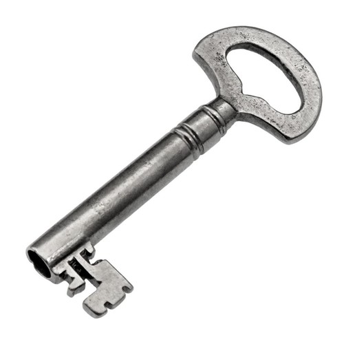 Llave BANDERA BARNIZADA con Eje Hueco 15/8" Pequeña - Llave Antigua Llave Vintage - ref.k581 - Imagen 3 de 5