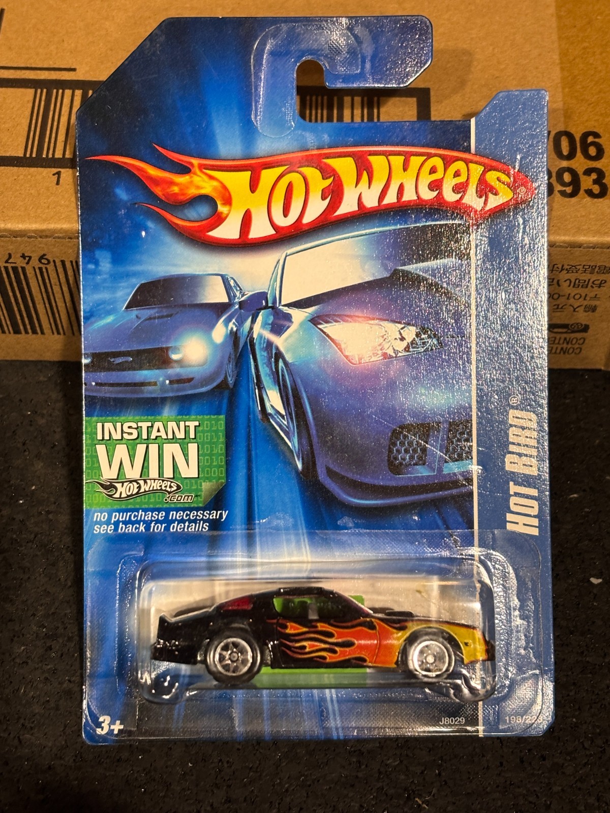 Hot Wheels 2006 Mainline Release #198 Hot Bird Black Pontiac Firebird Trans Am