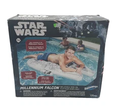 *NEW*Star Wars Millennium Falcon Inflatable Ride-On Water Pool Float Raft-Disney