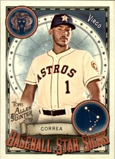 2019 Topps Allen & Ginter #BSS-12 Carlos Correa Baseball Star Signs