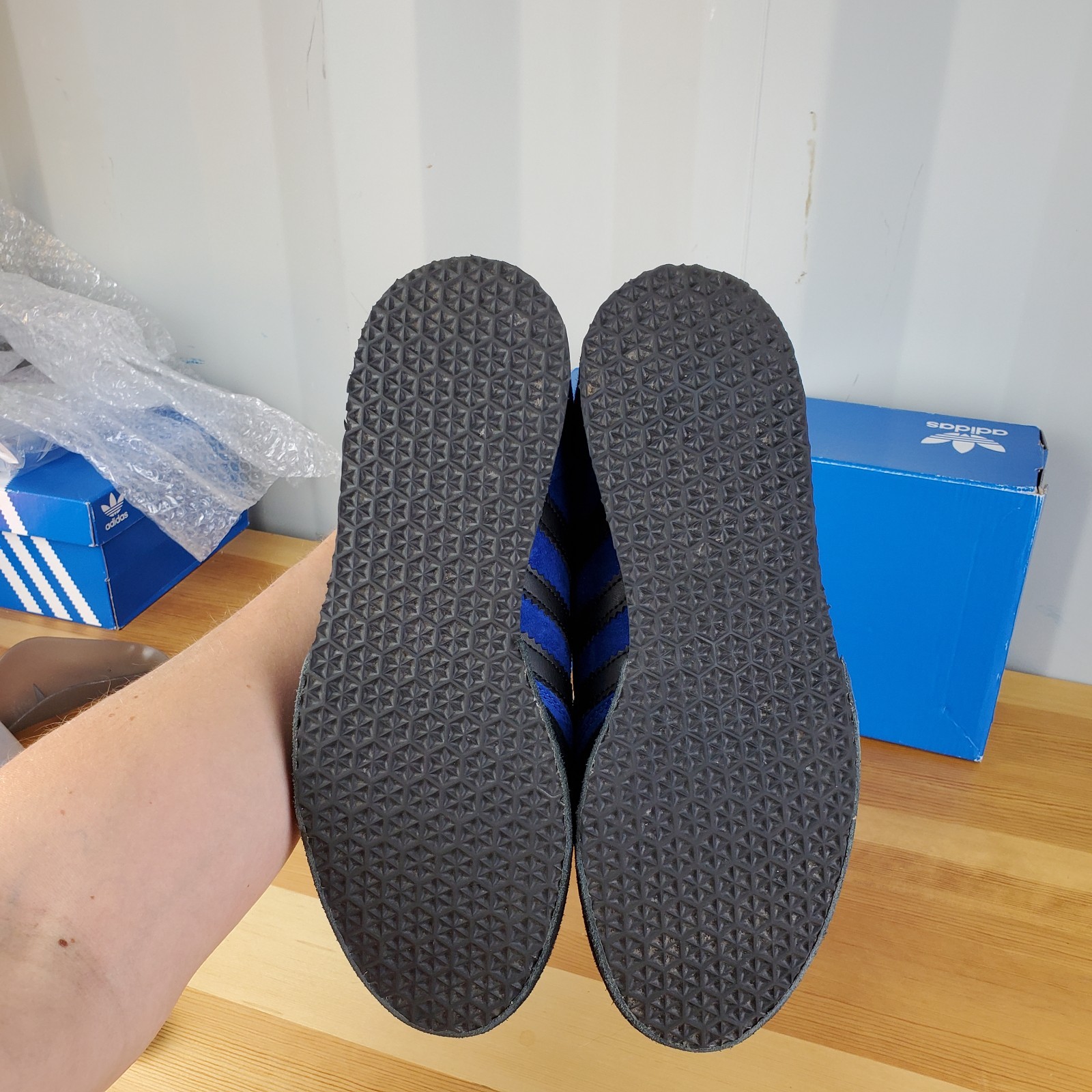 *WornOnce* UK 10 - adidas Kegler Super Blue Originals Mens Trainers 2023 ID8835 image 8