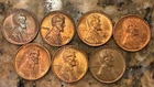 Lincoln wheat pennies partial set MS BU 1940-D,41-S,44-P,47-S,51-S,53-S & 1955-S