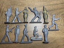 Rare Tin toys Vintage USSR Sailors 11 Pieces Game Playing
