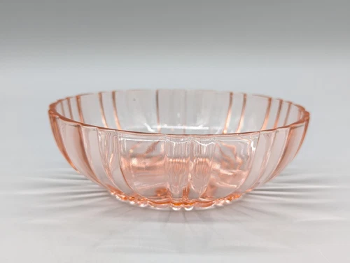Anchor Hocking Fortune Pink 5.25" Dessert Bowl Fruit Pink Depression Glass