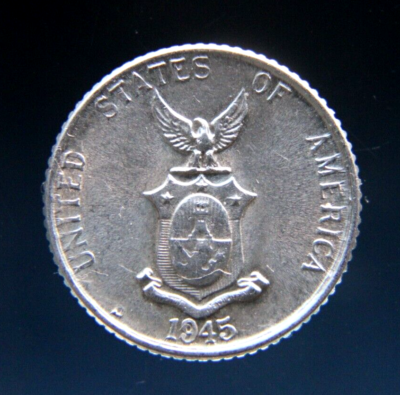 フィリピン10センタボ硬貨　1944年2枚、1945年4枚、1960年1枚、計7 米領フィリピン銀貨 10センタボ 1944年 1945年 計2枚 - メルカリ