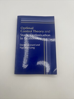 Optimal Control Theory and Static Optimization in Economics Paperback