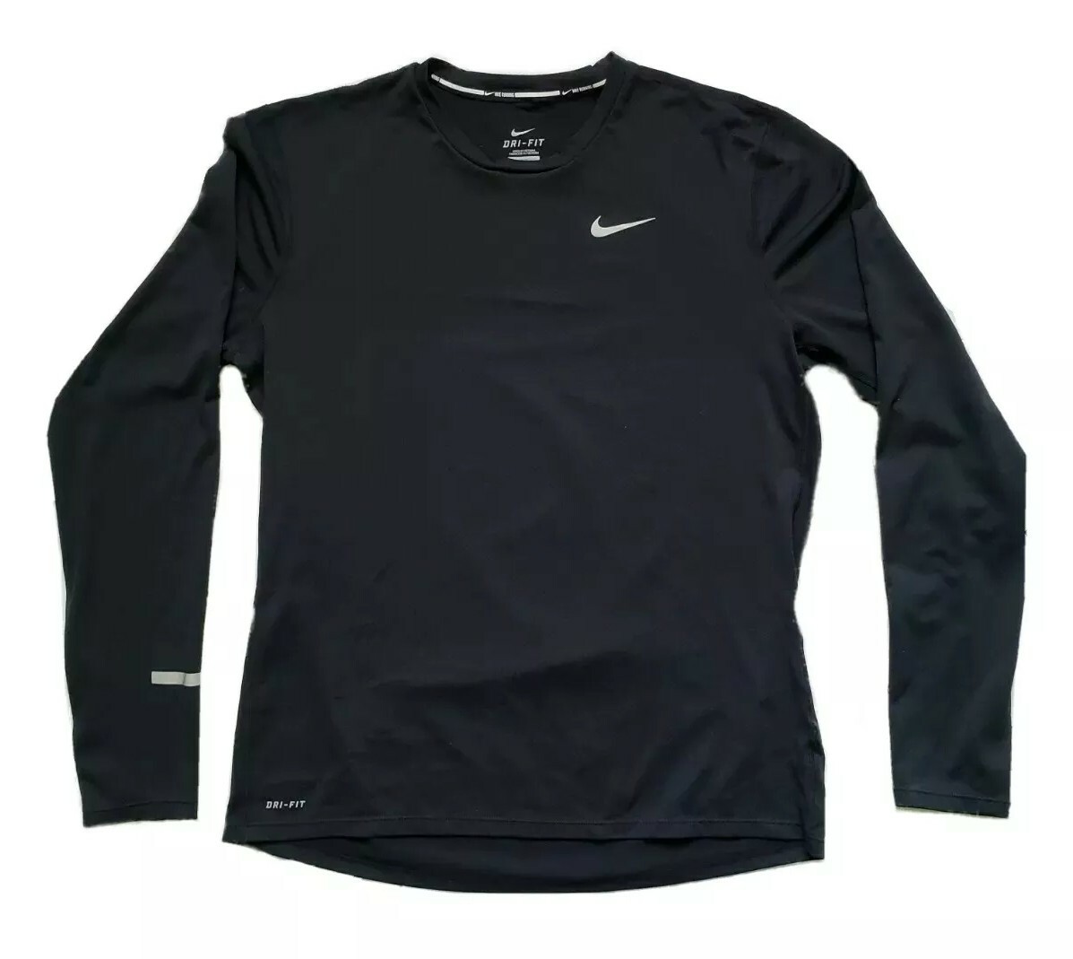 Nike Running Dri-Fit Women's Black Long Sleeve Shirt Size