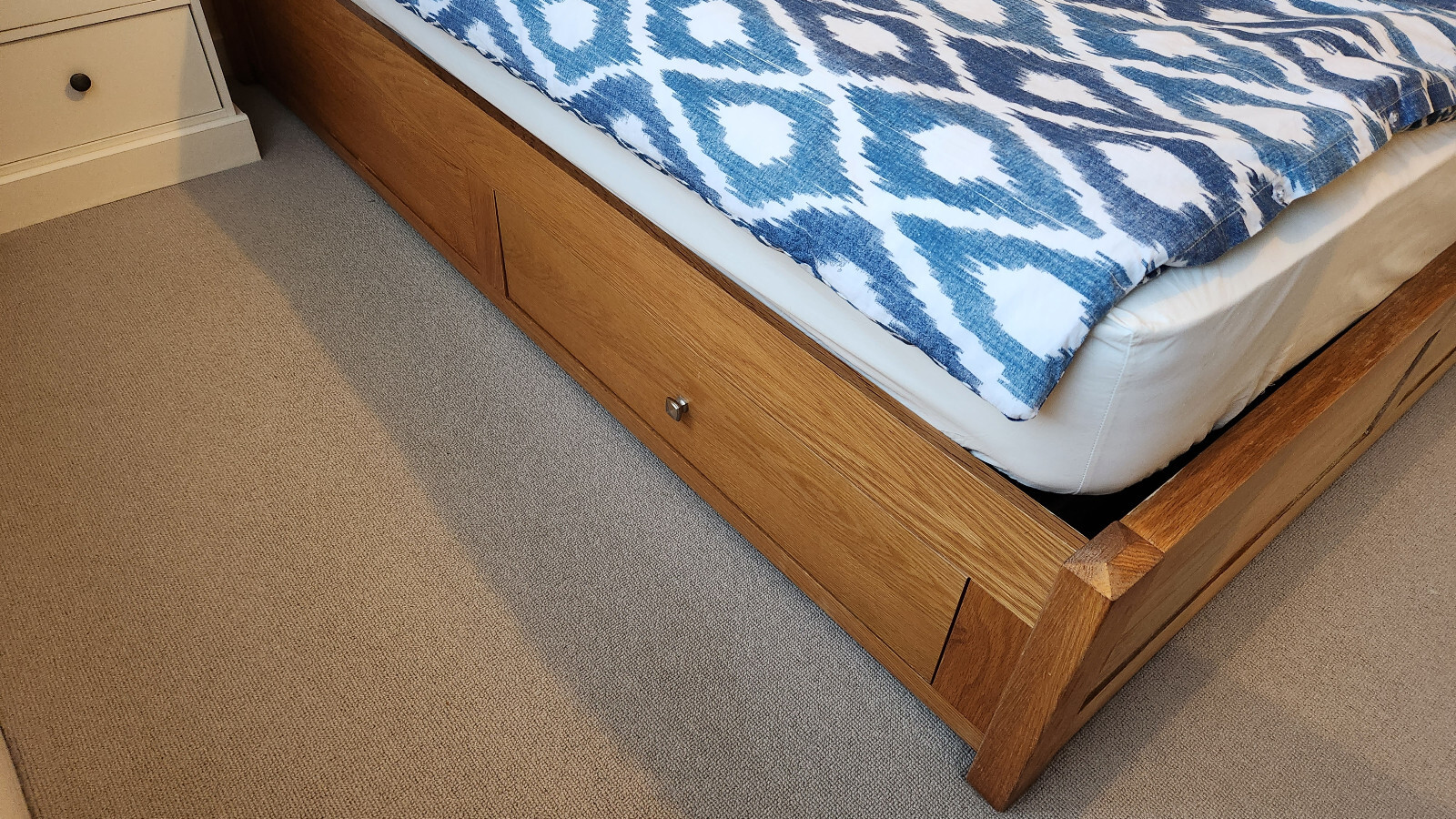 King Size Vaneer Wooden / Wood Bed Frame (Collection from London) eBay
