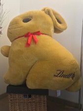 Peluche géante Lindt Lapin Or XXXL 1m20 RARE collection état neuf