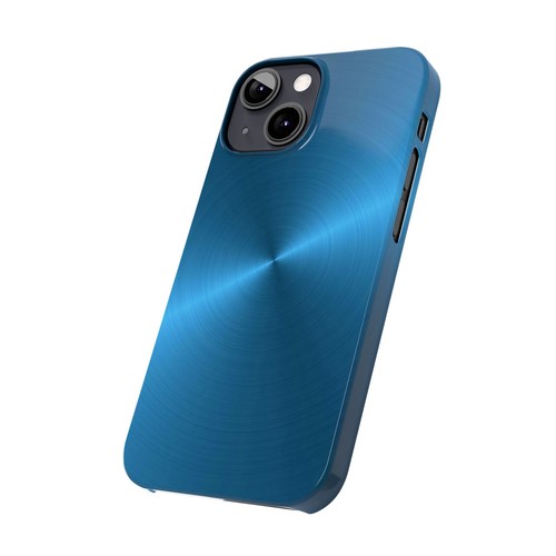 Funda Delgada Color Aluminio Azul iPhone 16/15/14/13/12/11, Acabado Brillante - Imagen 40 de 73
