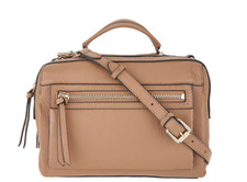 Vince Camuto - Leather Satchel - Kora - Fawn