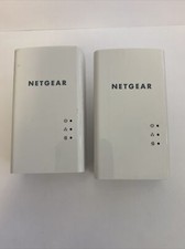 2x Netgear Powerline 1000 PL1000 Network Extender 1000 Mbps 1Gb Port PL1000v2