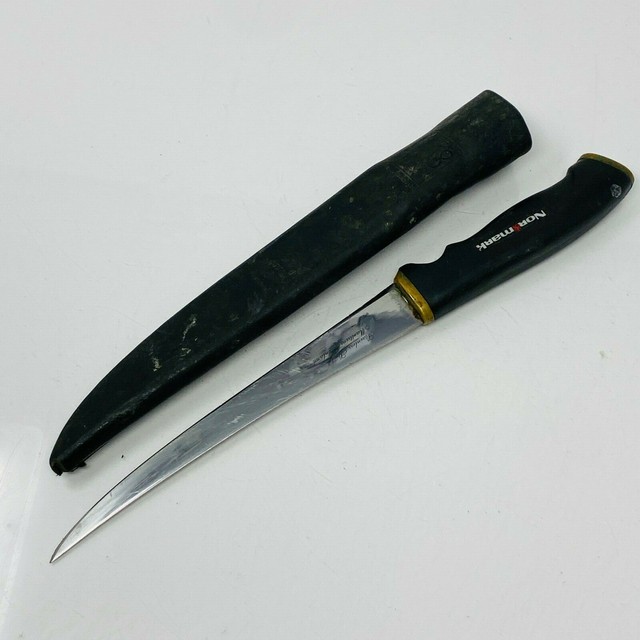 J Marttiini Finland Normark Fixed / Stainless Blade 12" Knife w/ Sheath eBay