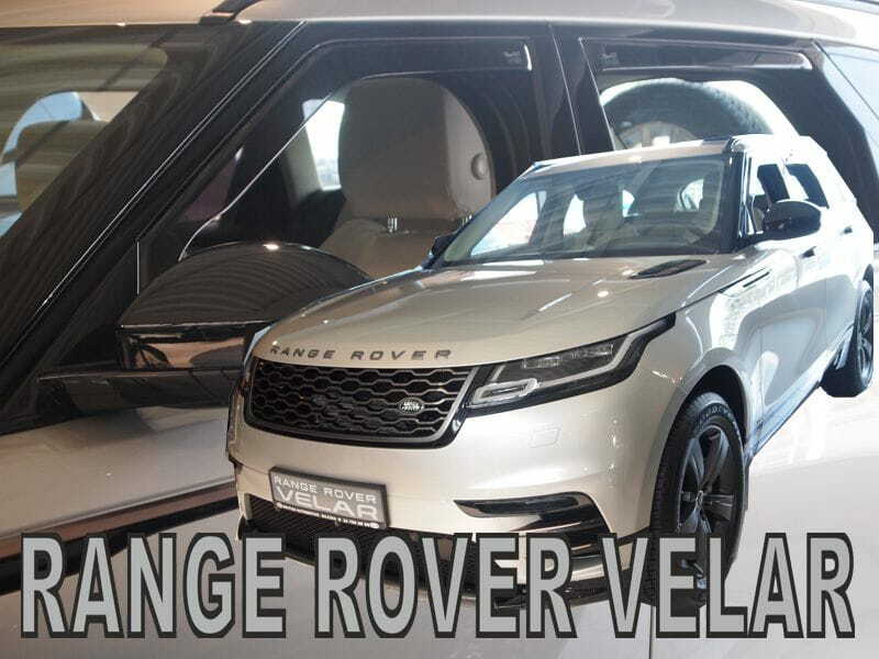 Déflecteurs De Vitres Latérales Sur Mesure Pour Range Rover Velar 2017+ - 4 Pièces - Protection Pluie & Vent