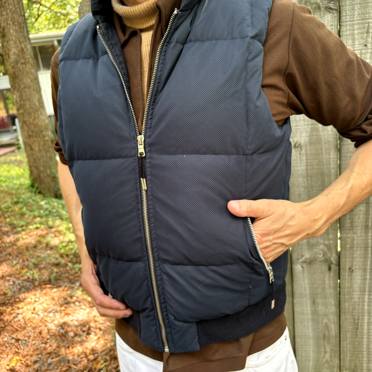 ARMANI EXCHANGE—Puffer Vest—Men's Small—Down/Feather Filling—Heavy