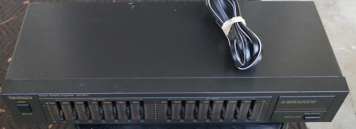 Technics SH-8017 2-Channel Stereo Radio Graphic EQ Equalizer