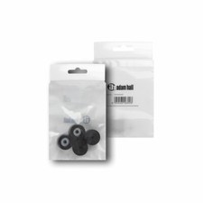 ADAMHALL Ensemble De 4 Pieds En Caoutchouc 25 X 15 Mm Noir Dans Un Sac