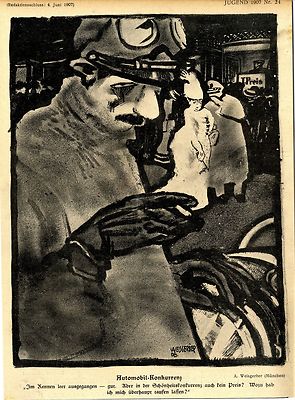 Automobil-Konkurrenz von A.Weisgerber München c.1907