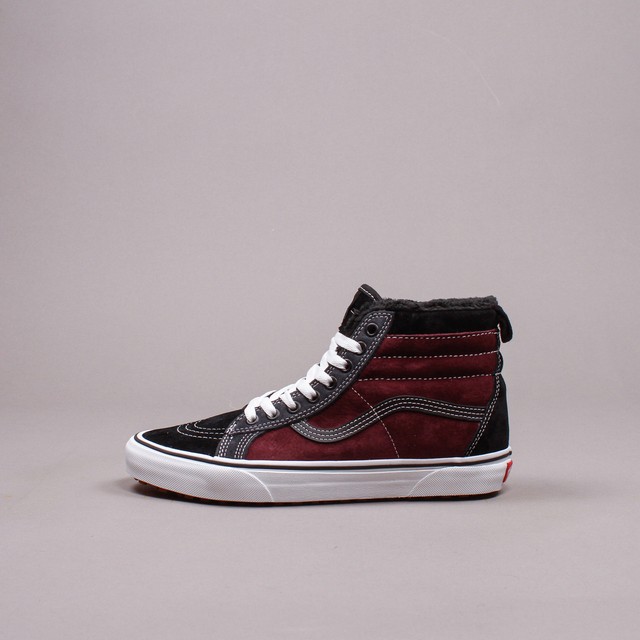 vans sk8 hi black port royale