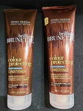 8-John Frieda Brilliant Brunette Moisturising Shampoo 8.45 oz. (Lot Of 8)
