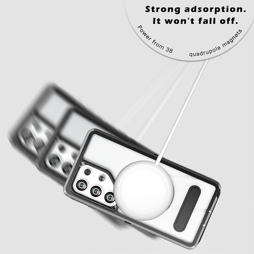FR Samsung S25 Ultra S25 Plus stoßfeste Hülle mit magnetischem unsichtbarem Ständer Cover - Bild 14 von 28
