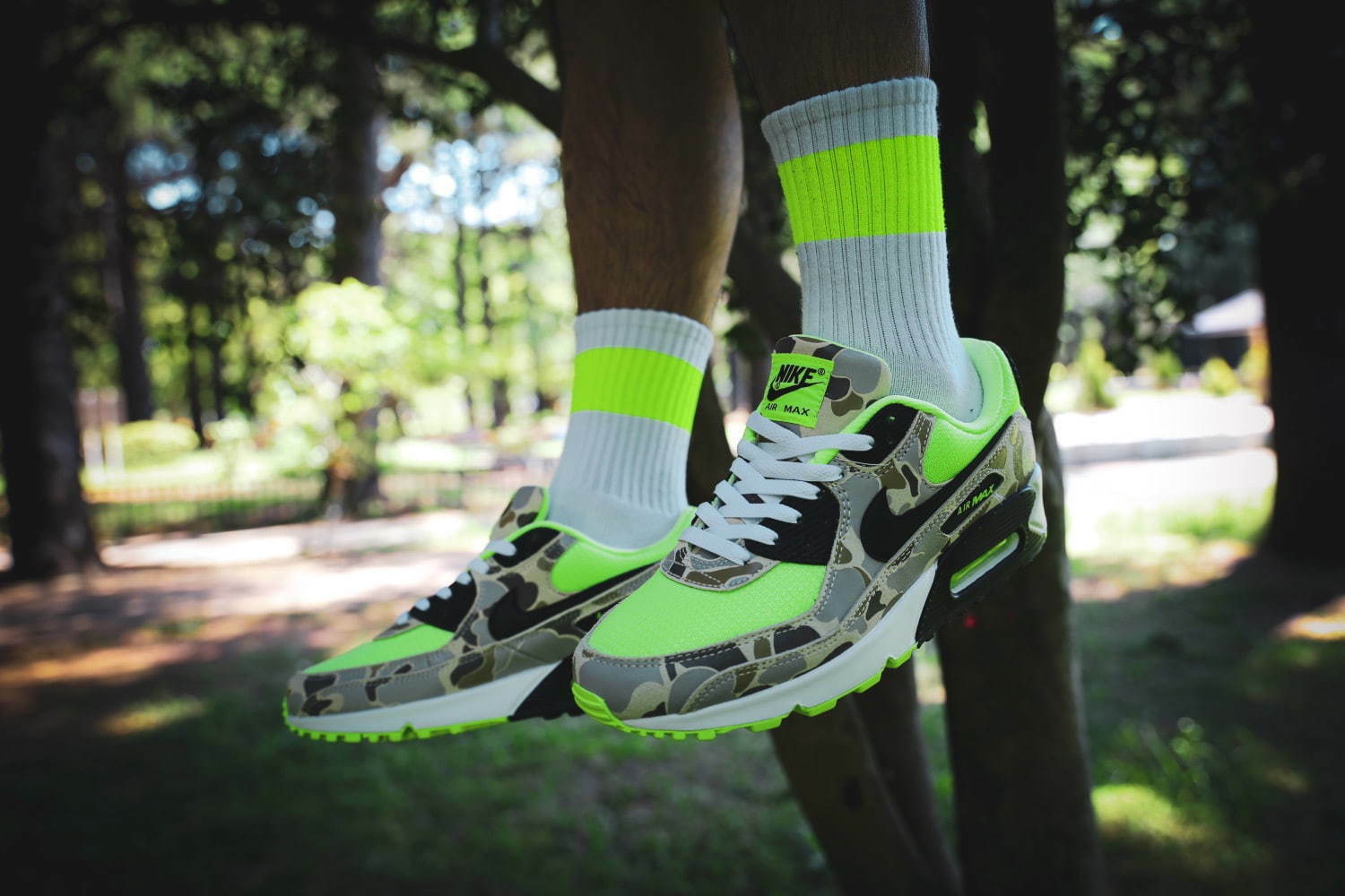 green camo nike air max 90
