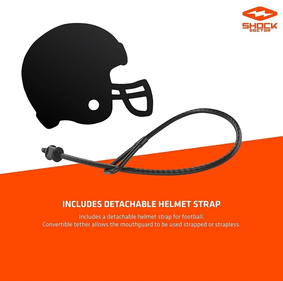 Protector bucal Shock Doctor Youth rosa gel Max (H) Foto 3 de 3