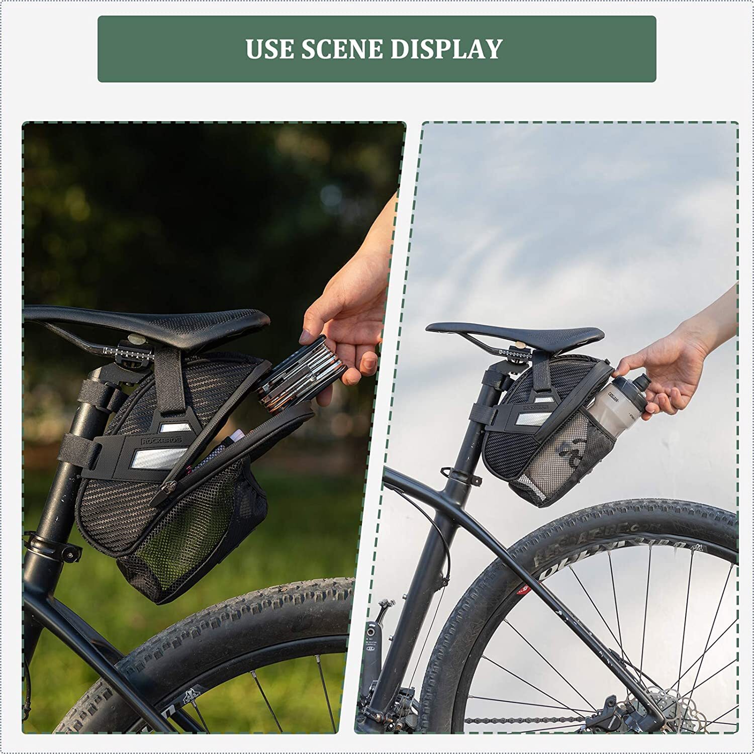 Borsa da sella ROCKBROS impermeabile per bicicletta foto 3