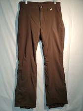 Vintage Roffe Womens Juniors Size 10 Brown Ski Snow Pants Made In USA